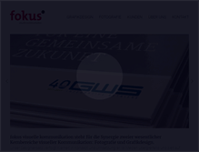 Tablet Screenshot of fokus-design.com